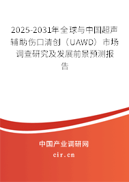 2025-2031年全球與中國超聲輔助傷口清創(chuàng)（UAWD）市場調(diào)查研究及發(fā)展前景預(yù)測報告