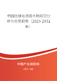 中國(guó)防靜電薄膜市場(chǎng)研究分析與前景趨勢(shì)（2025-2031年）