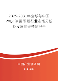 2025-2031年全球與中國PVDF涂覆隔膜行業(yè)市場(chǎng)分析及發(fā)展前景預(yù)測(cè)報(bào)告