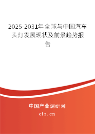2025-2031年全球與中國汽車頭燈發(fā)展現(xiàn)狀及前景趨勢報(bào)告