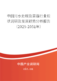 中國(guó)污水處理及霧霾行業(yè)現(xiàn)狀調(diào)研及發(fā)展趨勢(shì)分析報(bào)告（2025-2031年）