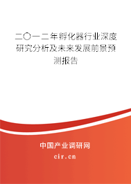 二〇一二年孵化器行業(yè)深度研究分析及未來(lái)發(fā)展前景預(yù)測(cè)報(bào)告