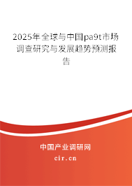 2025年全球與中國pa9t市場調(diào)查研究與發(fā)展趨勢預測報告
