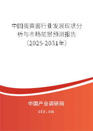 中國(guó)蛋黃醬行業(yè)發(fā)展現(xiàn)狀分析與市場(chǎng)前景預(yù)測(cè)報(bào)告（2025-2031年）