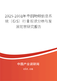 2025-2031年中國地理信息系統(tǒng)（GIS）行業(yè)現(xiàn)狀分析與發(fā)展前景研究報(bào)告