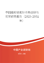 中國(guó)腹腔鏡套針市場(chǎng)調(diào)研與前景趨勢(shì)報(bào)告（2025-2031年）