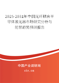 2025-2031年中國光纖耦合半導(dǎo)體激光器市場研究分析與前景趨勢預(yù)測報告