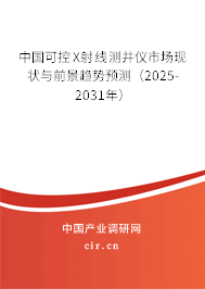 中國可控X射線測井儀市場現(xiàn)狀與前景趨勢預測（2025-2031年）