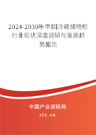 2024-2030年中國冷藏儲物柜行業(yè)現狀深度調研與發(fā)展趨勢報告
