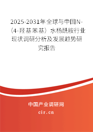 2025-2031年全球與中國N-（4-羥基苯基）水楊酰胺行業(yè)現(xiàn)狀調(diào)研分析及發(fā)展趨勢(shì)研究報(bào)告