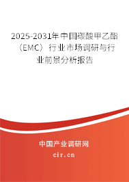 2025-2031年中國碳酸甲乙酯（EMC）行業(yè)市場調(diào)研與行業(yè)前景分析報(bào)告