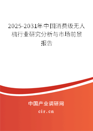 2025-2031年中國消費(fèi)級無人機(jī)行業(yè)研究分析與市場前景報告