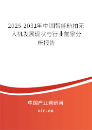 2025-2031年中國(guó)智能航拍無人機(jī)發(fā)展現(xiàn)狀與行業(yè)前景分析報(bào)告