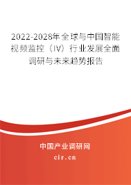 2022-2028年全球與中國智能視頻監(jiān)控（IV）行業(yè)發(fā)展全面調(diào)研與未來趨勢報告