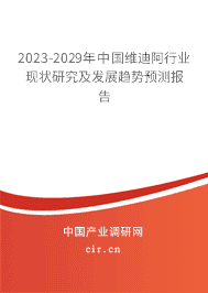 2023-2029年中國維迪阿行業(yè)現(xiàn)狀研究及發(fā)展趨勢預(yù)測報告