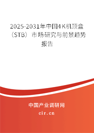 2025-2031年中國4K機頂盒（STB）市場研究與前景趨勢報告