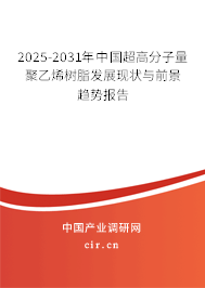 2025-2031年中國(guó)超高分子量聚乙烯樹(shù)脂發(fā)展現(xiàn)狀與前景趨勢(shì)報(bào)告