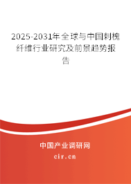 2025-2031年全球與中國刺槐纖維行業(yè)研究及前景趨勢報告