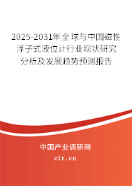 2025-2031年全球與中國磁性浮子式液位計行業(yè)現(xiàn)狀研究分析及發(fā)展趨勢預(yù)測報告