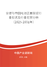 全球與中國(guó)電池正面銀漿行業(yè)現(xiàn)狀及行業(yè)前景分析（2025-2031年）