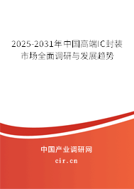 2025-2031年中國高端IC封裝市場全面調(diào)研與發(fā)展趨勢