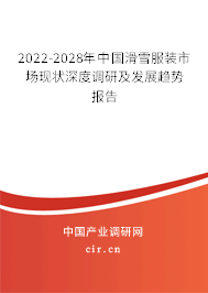 2022-2028年中國(guó)滑雪服裝市場(chǎng)現(xiàn)狀深度調(diào)研及發(fā)展趨勢(shì)報(bào)告