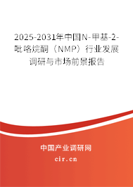 2025-2031年中國N-甲基-2-吡咯烷酮（NMP）行業(yè)發(fā)展調(diào)研與市場前景報(bào)告