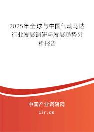 2025年全球與中國氣動馬達行業(yè)發(fā)展調研與發(fā)展趨勢分析報告