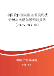 中國軟件測試服務發(fā)展現(xiàn)狀分析與市場前景預測報告（2025-2031年）