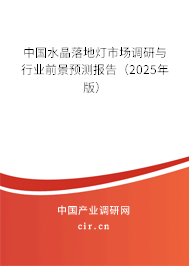 中國(guó)水晶落地?zé)羰袌?chǎng)調(diào)研與行業(yè)前景預(yù)測(cè)報(bào)告（2025年版）