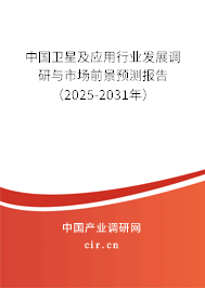 中國衛(wèi)星及應用行業(yè)發(fā)展調研與市場前景預測報告（2025-2031年）