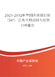 2025-2031年中國系統(tǒng)級封裝（SiP）芯片市場調研與前景分析報告