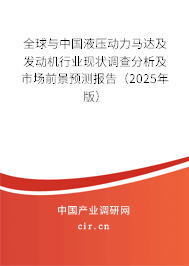 全球與中國(guó)液壓動(dòng)力馬達(dá)及發(fā)動(dòng)機(jī)行業(yè)現(xiàn)狀調(diào)查分析及市場(chǎng)前景預(yù)測(cè)報(bào)告（2025年版）