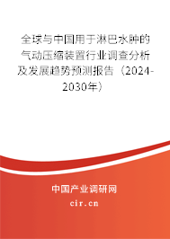 全球與中國用于淋巴水腫的氣動壓縮裝置行業(yè)調(diào)查分析及發(fā)展趨勢預(yù)測報告（2024-2030年）
