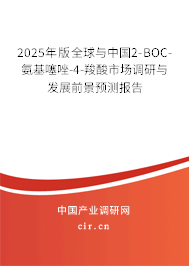 2025年版全球與中國(guó)2-BOC-氨基噻唑-4-羧酸市場(chǎng)調(diào)研與發(fā)展前景預(yù)測(cè)報(bào)告