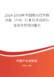 2024-2030年中國被動紅外探測器（PIR）行業(yè)現(xiàn)狀調(diào)研與發(fā)展前景預(yù)測報告