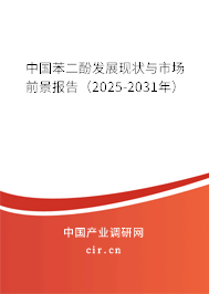 中國苯二酚發(fā)展現(xiàn)狀與市場前景報告（2025-2031年）