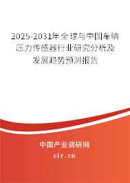 2025-2031年全球與中國(guó)車輛壓力傳感器行業(yè)研究分析及發(fā)展趨勢(shì)預(yù)測(cè)報(bào)告
