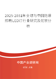 2025-2031年全球與中國防爆照明LED燈行業(yè)研究及前景分析