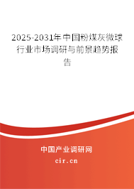 2025-2031年中國粉煤灰微球行業(yè)市場調(diào)研與前景趨勢報告
