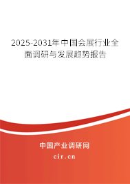 2025-2031年中國會展行業(yè)全面調(diào)研與發(fā)展趨勢報告