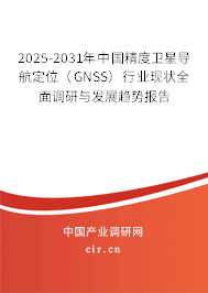 2025-2031年中國(guó)精度衛(wèi)星導(dǎo)航定位（GNSS）行業(yè)現(xiàn)狀全面調(diào)研與發(fā)展趨勢(shì)報(bào)告