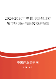 2024-2030年中國冷熱敷理療袋市場調(diào)研與趨勢預(yù)測報告