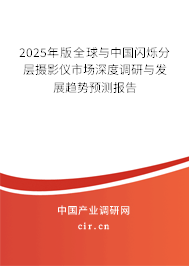 2025年版全球與中國閃爍分層攝影儀市場深度調(diào)研與發(fā)展趨勢預測報告