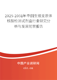2025-2031年中國(guó)生殖支原體核酸檢測(cè)試劑盒行業(yè)研究分析與發(fā)展前景報(bào)告