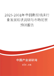 2025-2031年中國數(shù)控機床行業(yè)發(fā)展現(xiàn)狀調(diào)研與市場前景預(yù)測報告