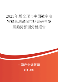 2025年版全球與中國數(shù)字電容耦合測試儀市場調(diào)研與發(fā)展趨勢預(yù)測分析報告