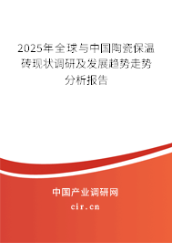 2025年全球與中國(guó)陶瓷保溫磚現(xiàn)狀調(diào)研及發(fā)展趨勢(shì)走勢(shì)分析報(bào)告