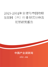 2025-2031年全球與中國物理互聯網（PI）行業(yè)研究分析及前景趨勢報告