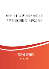 稀土行業(yè)現(xiàn)狀調(diào)研分析及市場前景預(yù)測報告（2025版）